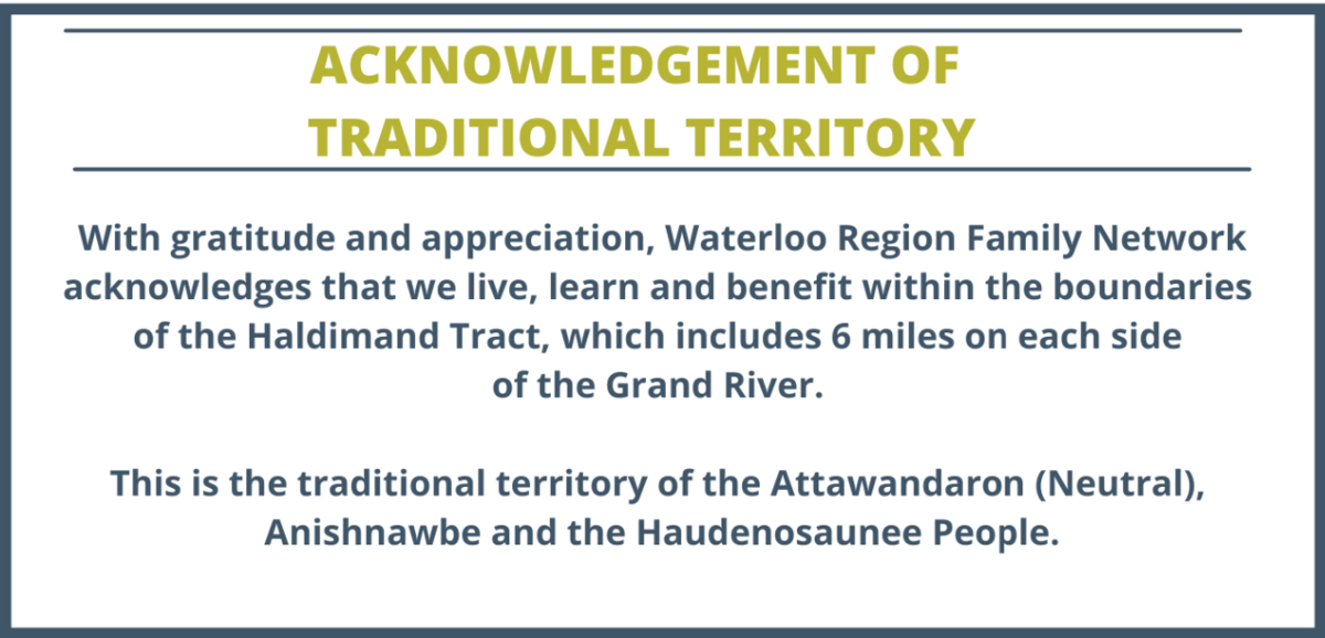 Acknowledgement of Traditional Territory